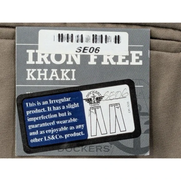 Dockers D3 Classic Fit Iron Free Khaki Pants Mens 36x30 Brown Flat Front New - Picture 12 of 15